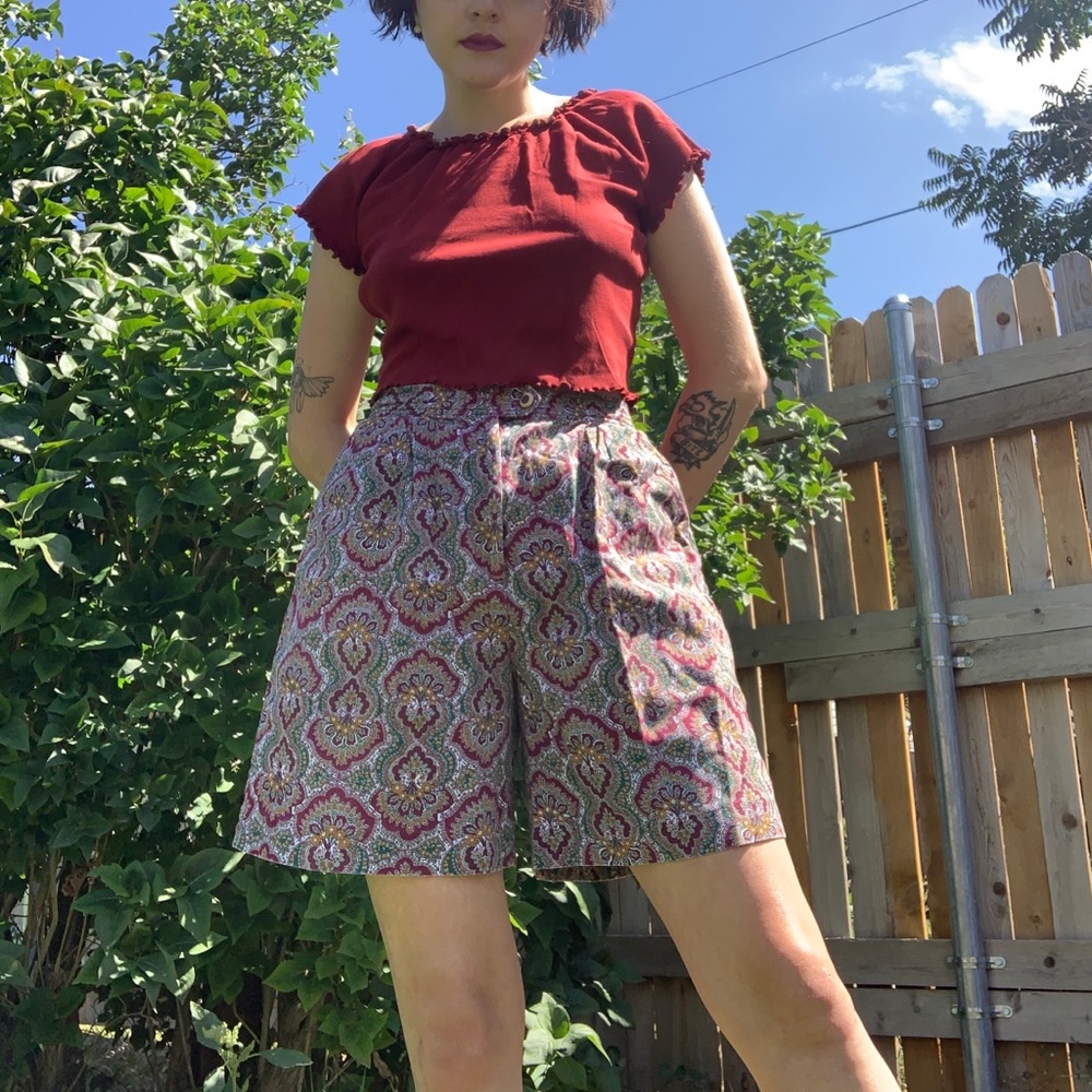 Vintage 80s/90s Tapestry Shorts